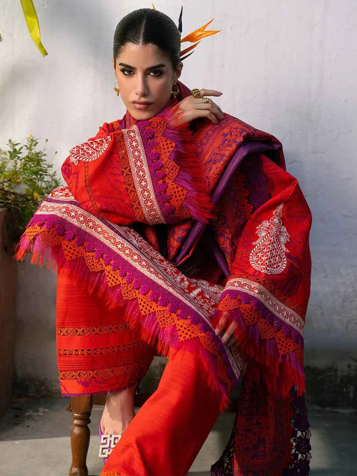 Gulrukh By Bin Ilyas 65-B | 3 PC Khaddar