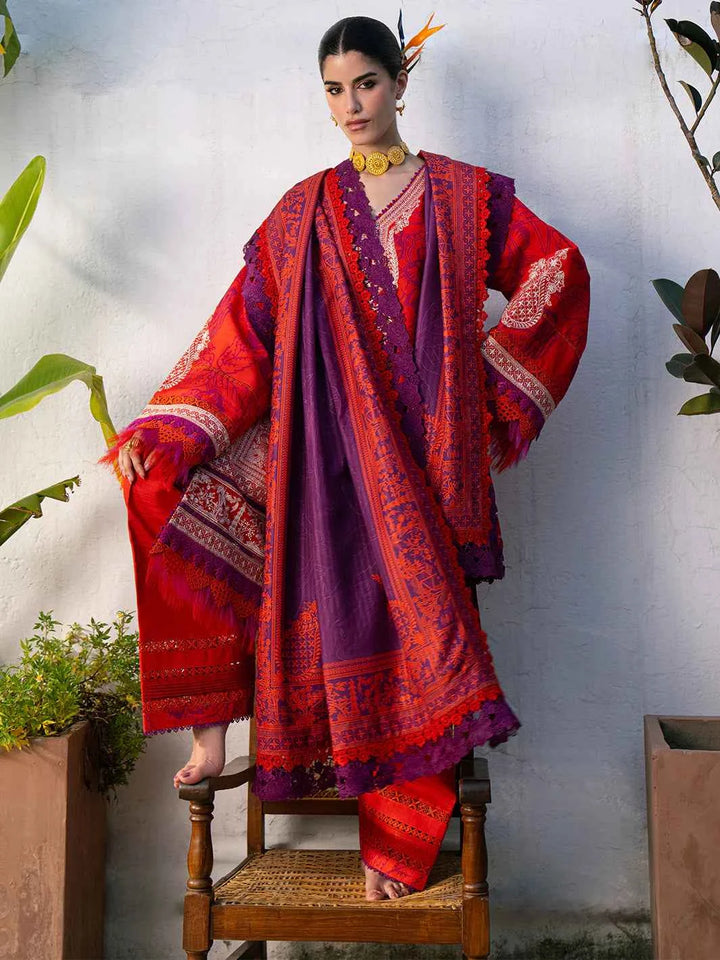 Gulrukh By Bin Ilyas 65-B | 3 PC Khaddar