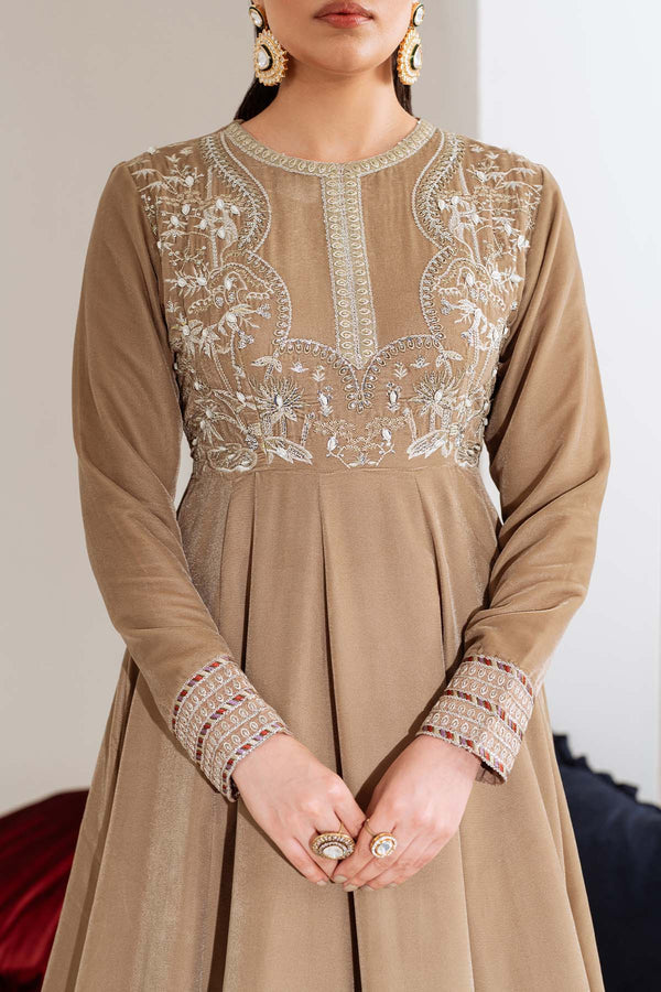 Nureh 3Pc Embroidered And Embellished Velvet - NW-108 - RUBAB CLOSET