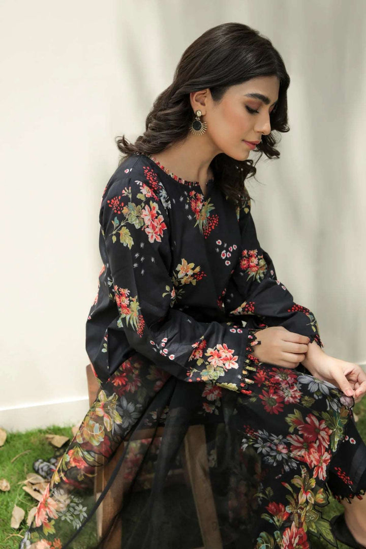 Khaddar 3PC With Khaddar Printed Shirt & Trouser-903