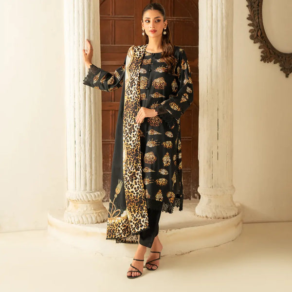 Salina Printed Linen By Regalia - SLV1-7
