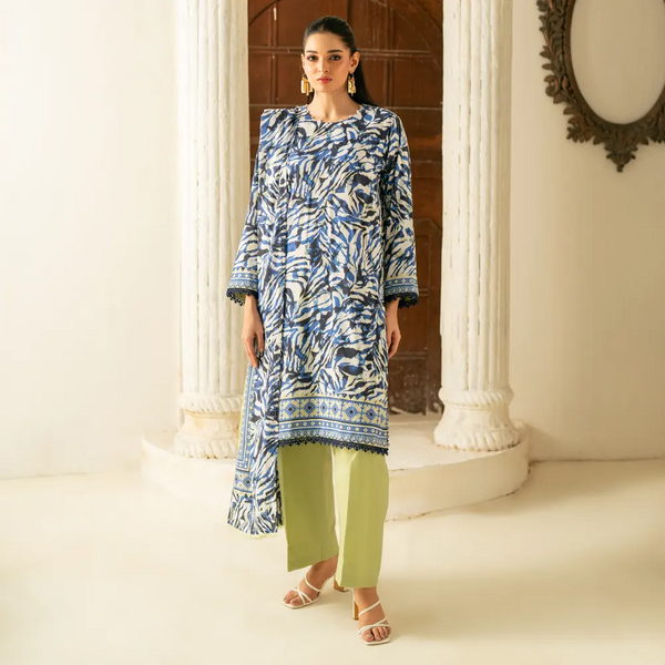 Salina Printed Linen By Regalia - SLV1-8