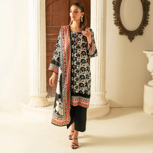 Salina Printed Linen By Regalia - SLV1-9