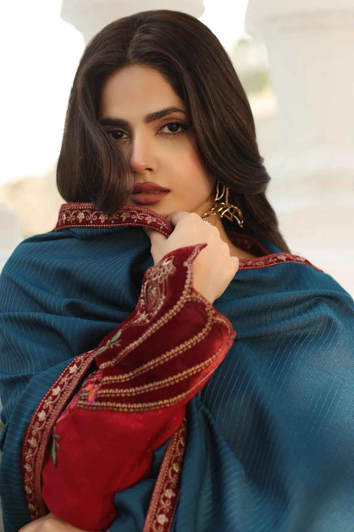 Charizma 3-PC Unstitched Peach Leather with Velvet CSW5-02