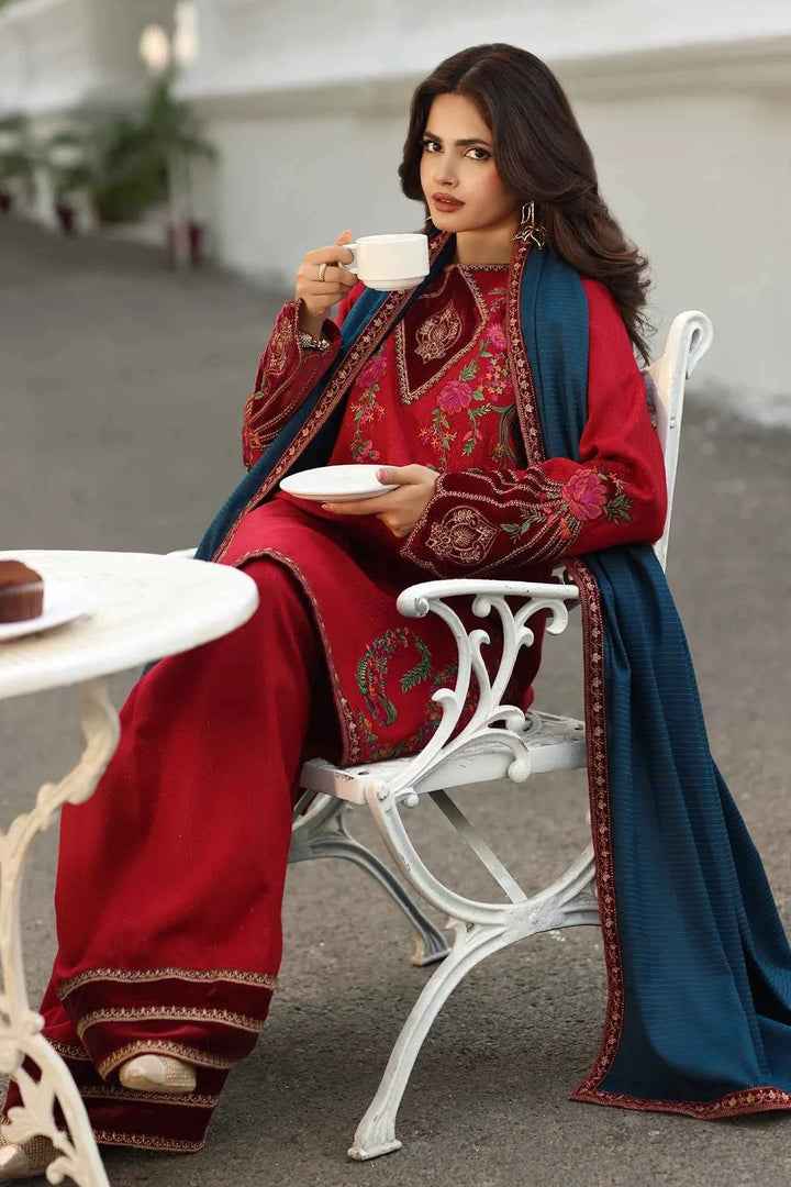 Charizma 3-PC Unstitched Peach Leather with Velvet CSW5-02