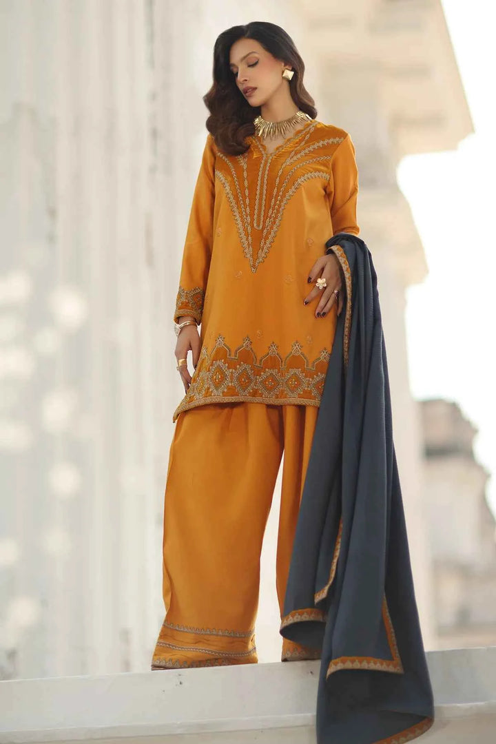 Charizma 3-PC Unstitched Peach Leather with Velvet CSW5-08