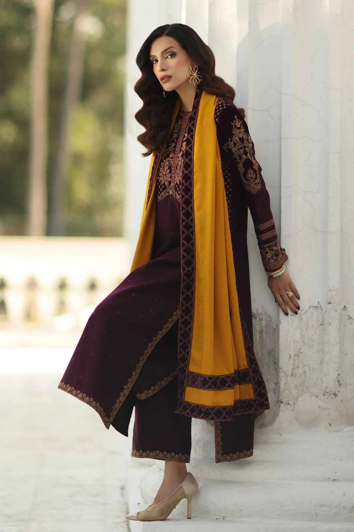 Charizma 3-PC Unstitched Peach Leather with Velvet CSW5-09