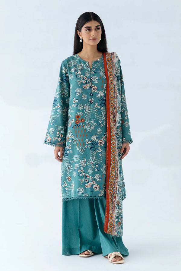 BEECHTREE 2 PIECE - PRINTED KHADDAR SUIT