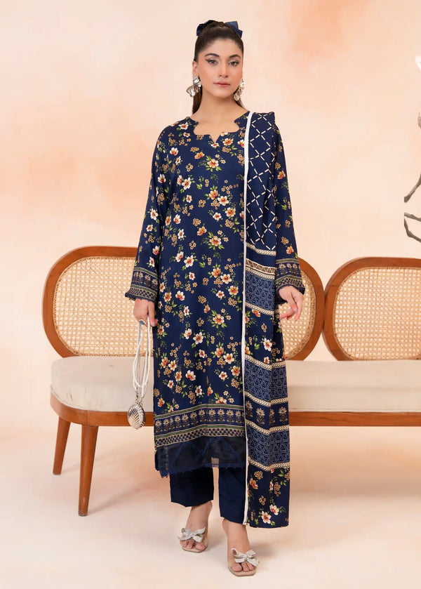 Bin Naeem Linen Airjet Collection by Lamisah - D04
