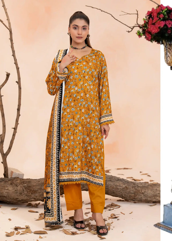 Bin Naeem Linen Airjet Collection by Lamisah - D07