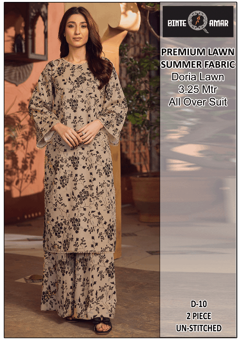 Binte Amar | Premium Doria Lawn 2-Piece Suit
