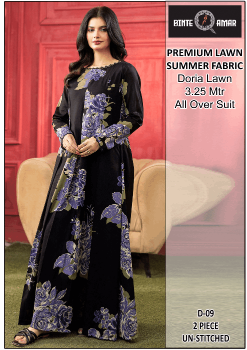 Binte Amar | Premium Doria Lawn 2-Piece Suit