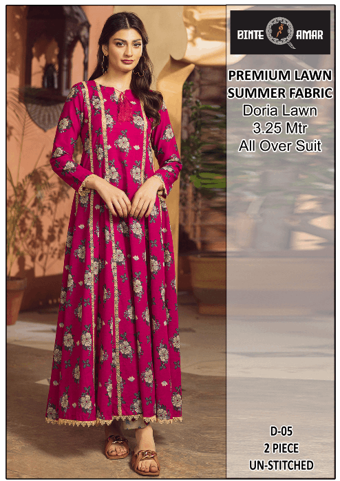 Binte Amar | Premium Doria Lawn 2-Piece Suit