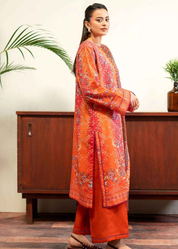 Chunri by GullJee Digital printed Khaddar - 3PC