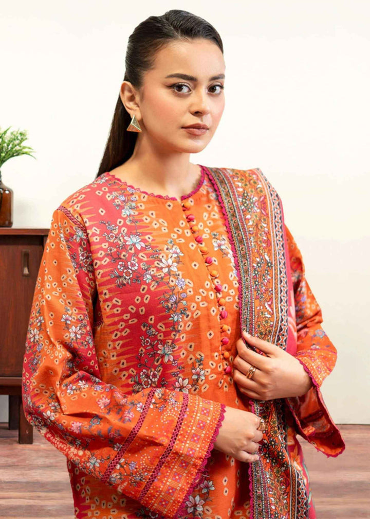 Chunri by GullJee Digital printed Khaddar - 3PC