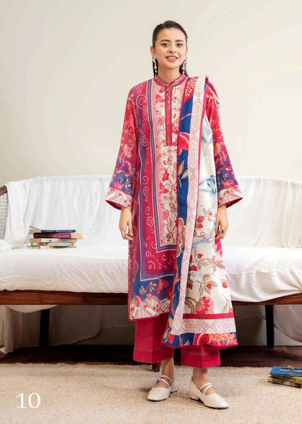 Chunri by GullJee Digital printed Khaddar - 3PC