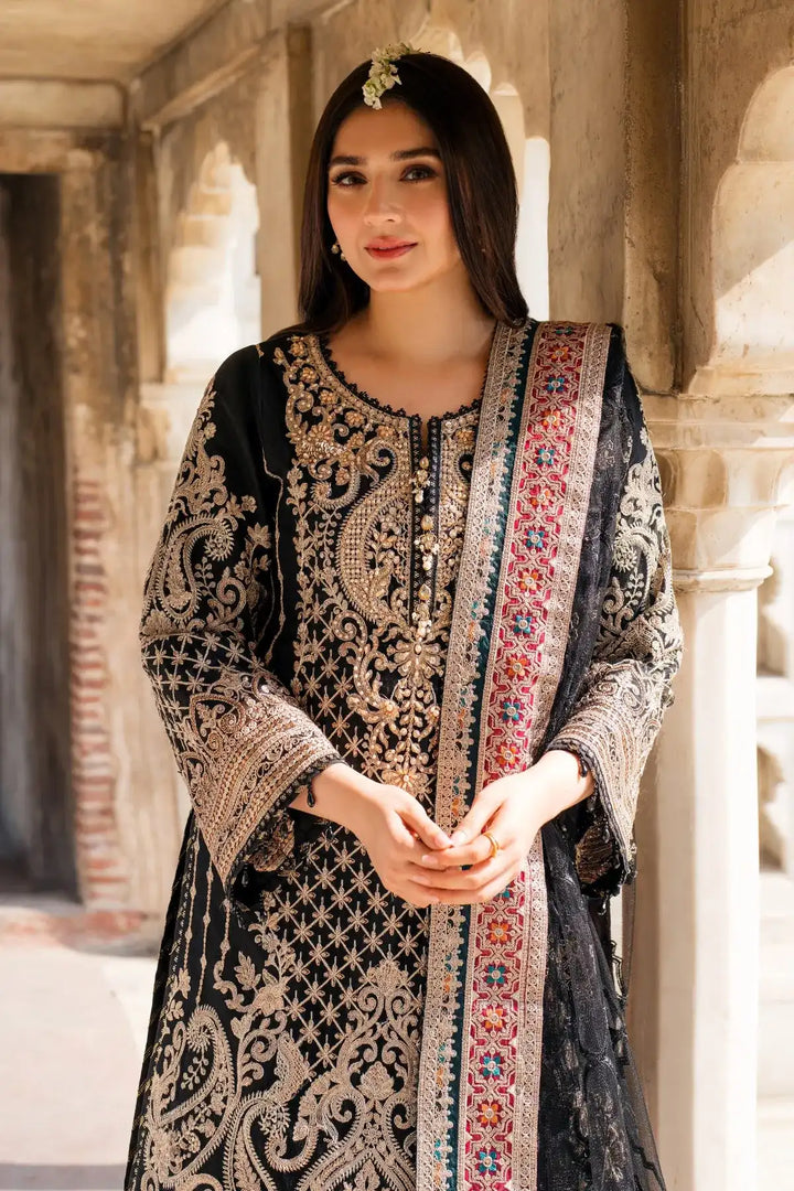 Imrozia Sequins Embroidered 3PC Unstitched Wedding Collection – 2384