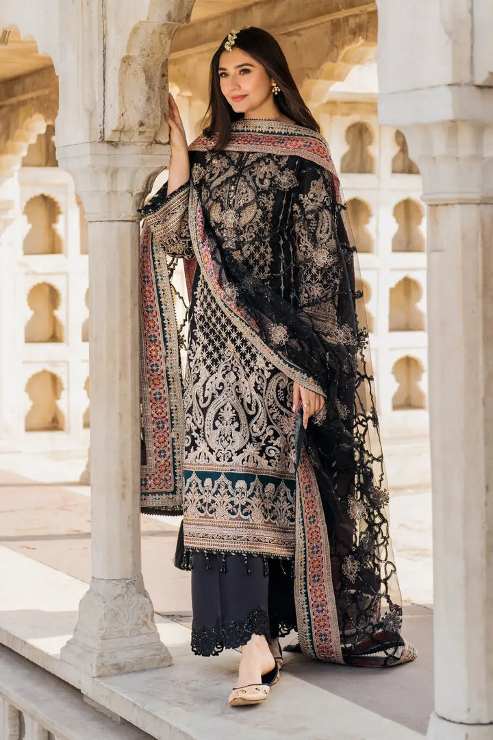 Imrozia Sequins Embroidered 3PC Unstitched Wedding Collection – 2384