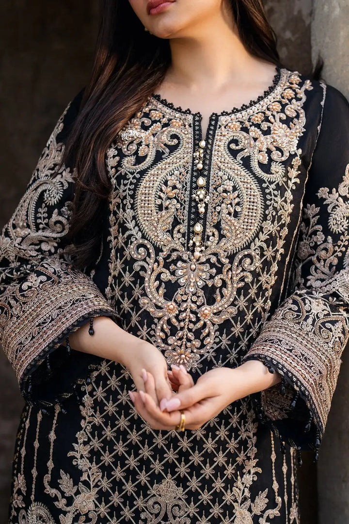Imrozia Sequins Embroidered 3PC Unstitched Wedding Collection – 2384