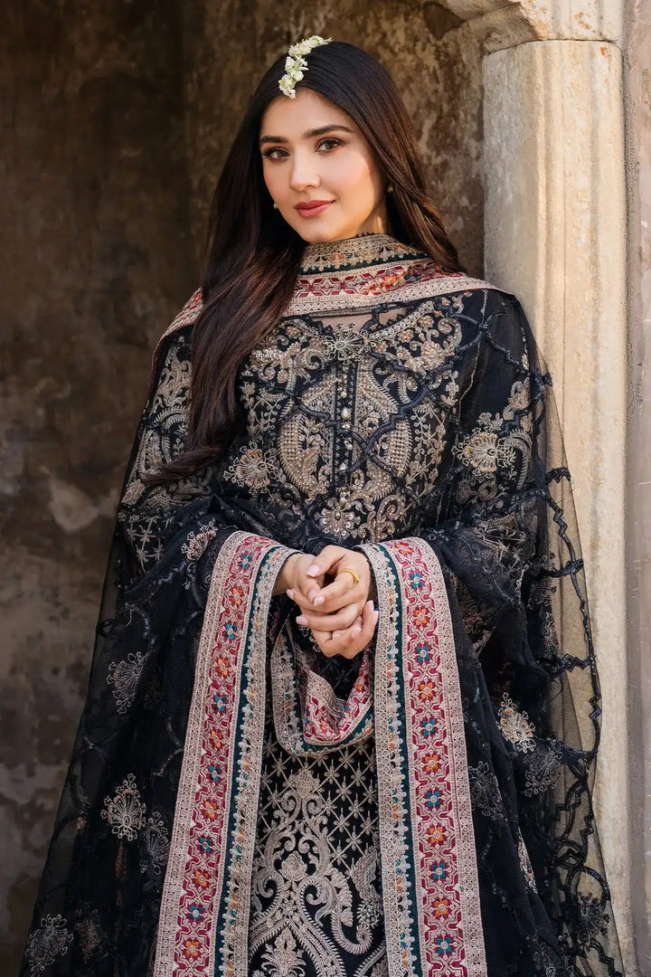 Imrozia Sequins Embroidered 3PC Unstitched Wedding Collection – 2384