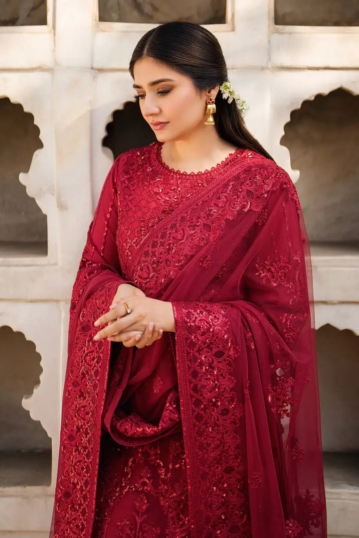 Imrozia Sequins Embroidered 3PC Unstitched Wedding Collection – 2338