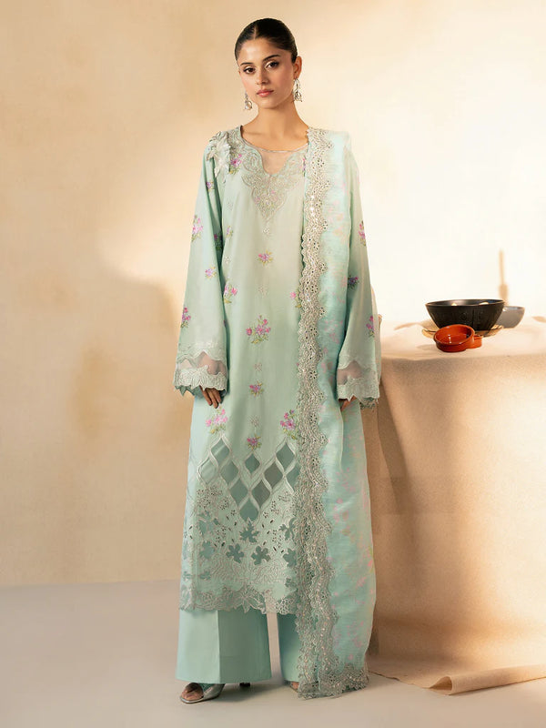 Raj Bari 3Pc Embroidery Suit Unstitched | AALYA Jahan 4-A