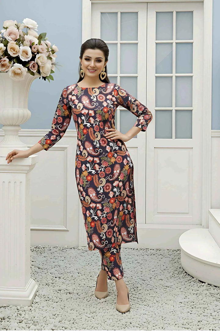 Elegance Unstitched Khaddar 2pc Allover