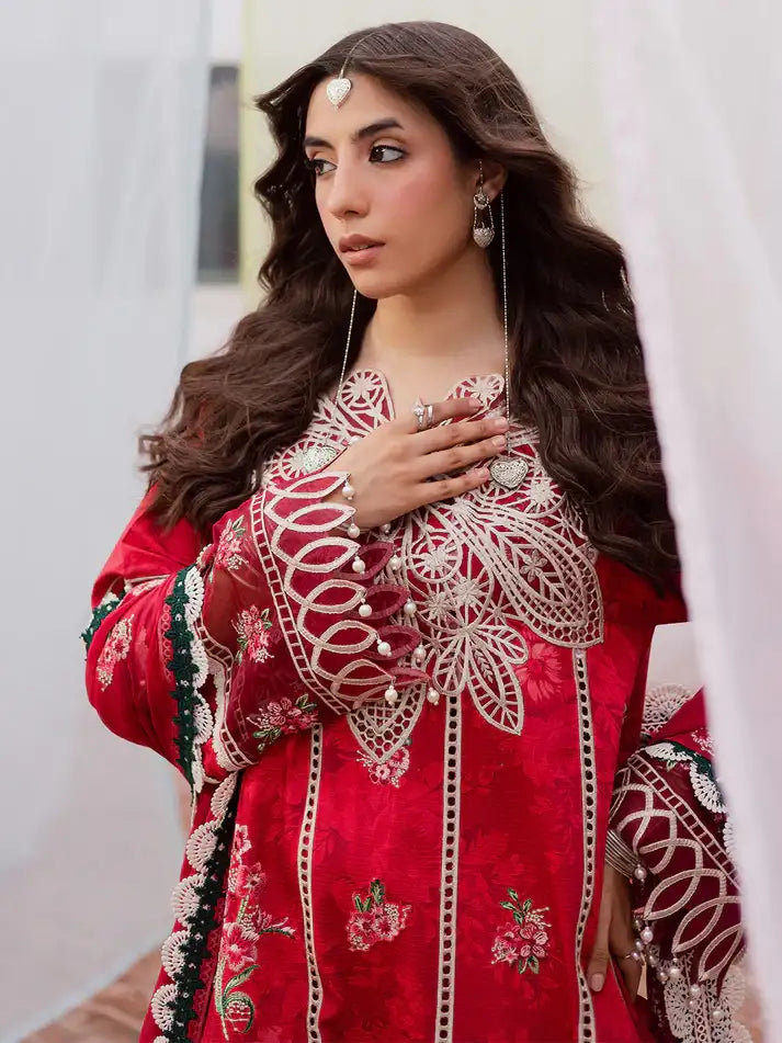 GULZAR by Mahnur 3 PC Viscos| G - 03 WINTER - RUBAB CLOSET