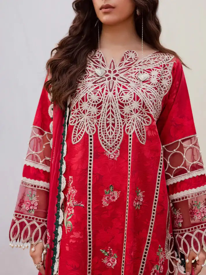GULZAR by Mahnur 3 PC Viscos| G - 03 WINTER - RUBAB CLOSET