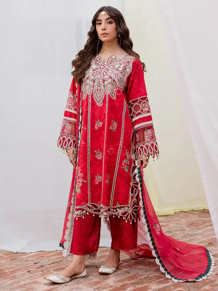 GULZAR by Mahnur 3 PC Viscos| G - 03 WINTER - RUBAB CLOSET