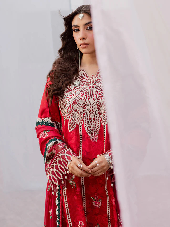 GULZAR by Mahnur 3 PC Viscos| G - 03 WINTER - RUBAB CLOSET