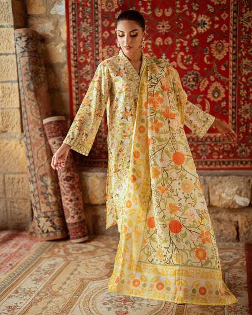 RimJhim 3Pc Printed Lawn By GulAhmed Lawn' 25 | SD52083