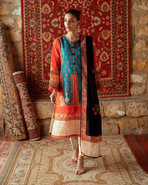 RimJhim 3Pc Printed Lawn By GulAhmed Lawn' 25 | SD52013