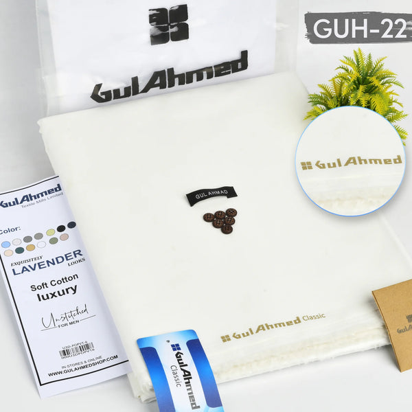 Gul Ahmed - Egyptian Cotton Fabric - Boski