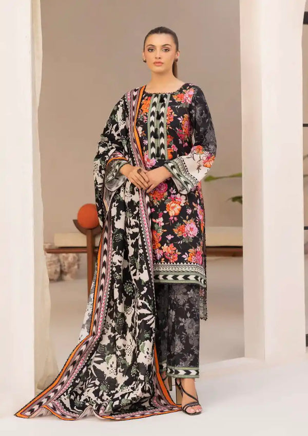 Gul Ahmed 3PC Maira Printed Khaddar Suit - SD462706