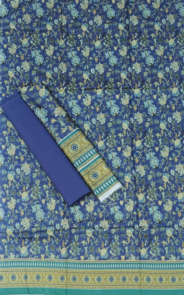 Ethnic Lawn 2pc with Plain Trouser
