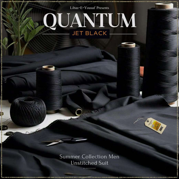 Libas-e-Yousaf's - QUANTUM BLACK  (Jet Black)