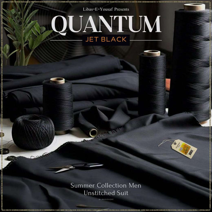 Libas-e-Yousaf's - QUANTUM BLACK  (Jet Black)
