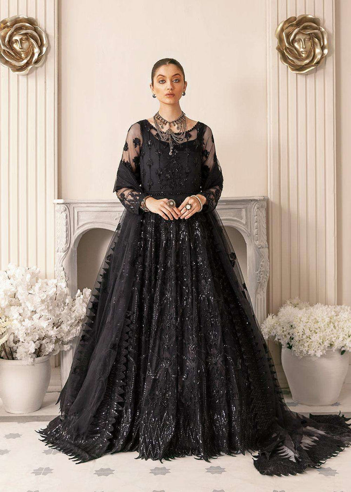 Akbar Aslam Black Beauty Maxi – Luxury Embroidered Collection 2025