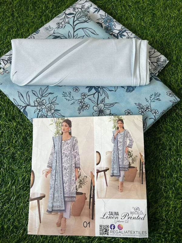 Salina Linen By Regalia Printed Vol 1 - 01