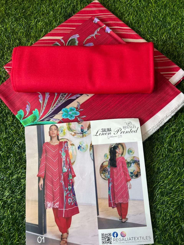 Salina Linen By Regalia Printed Vol 3 - 01