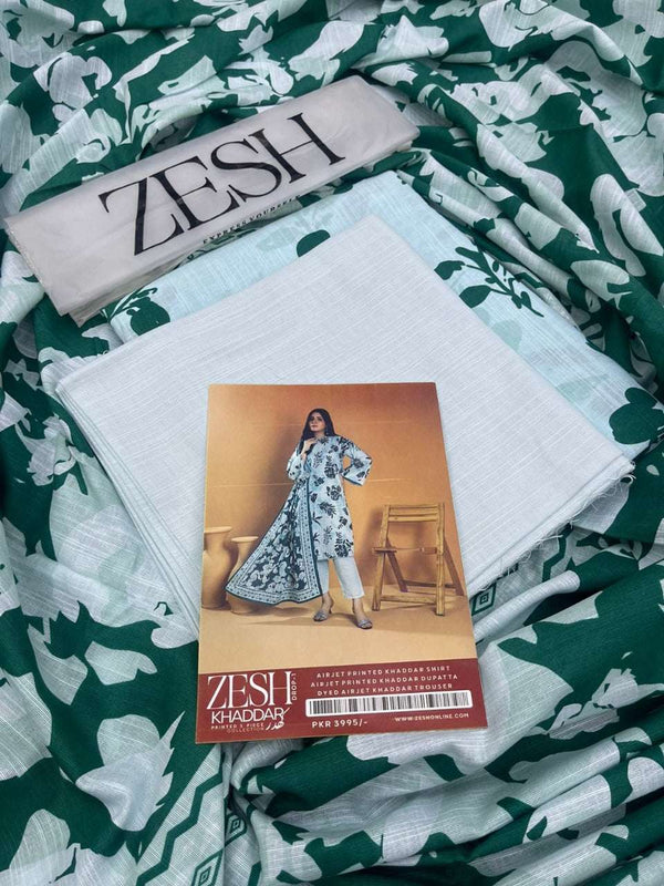 Zesh Khaddar 3PC Printed – Drop 1 Collection