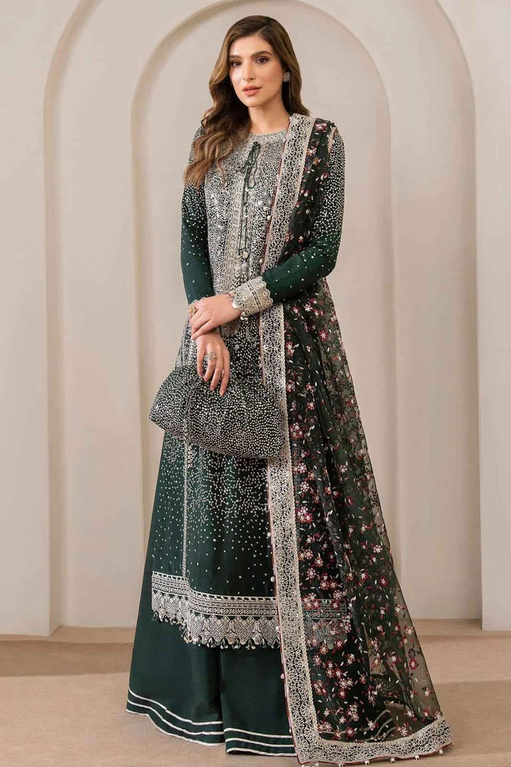 GULAAL Embroidered Net 3-Piece Wedding Formals Suit
