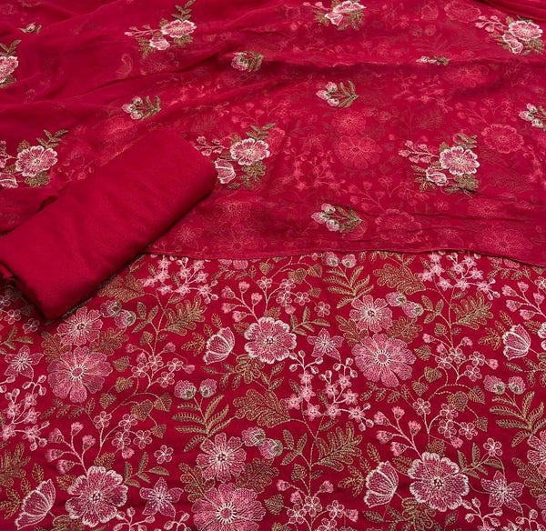 Bareeze 3PC Karandi Suit with Pure Embroidered Dupatta - Vol 53