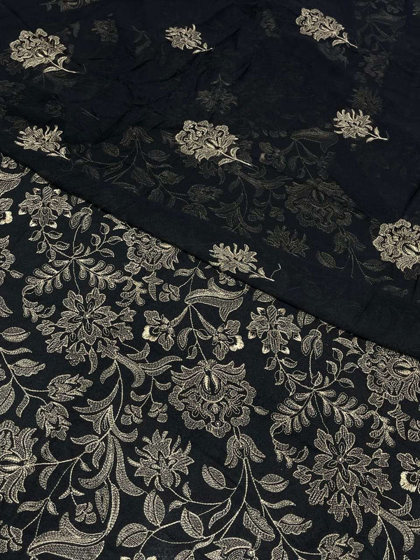 Bareeze 3PC Karandi Suit with Pure Embroidered Dupatta - Vol 53