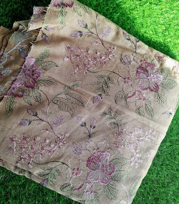 Bareeze 2PC Karandi Suit – Full Embroidered Shirt with Plain Trouser
