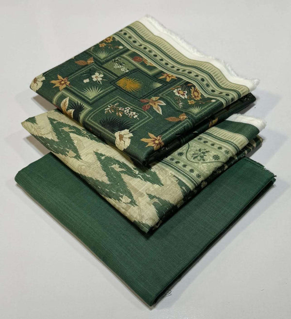 Safina By Bin Saeed 3pc Khaddar Printed Suite