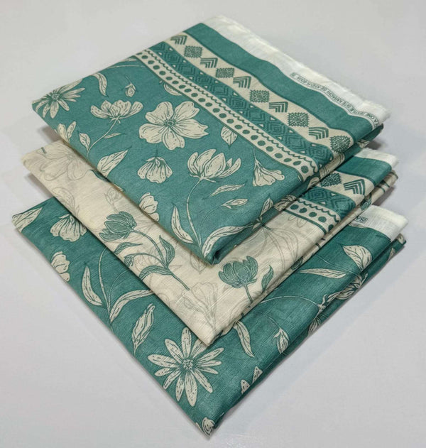 Safina By Bin Saeed 3pc Khaddar Printed Suite
