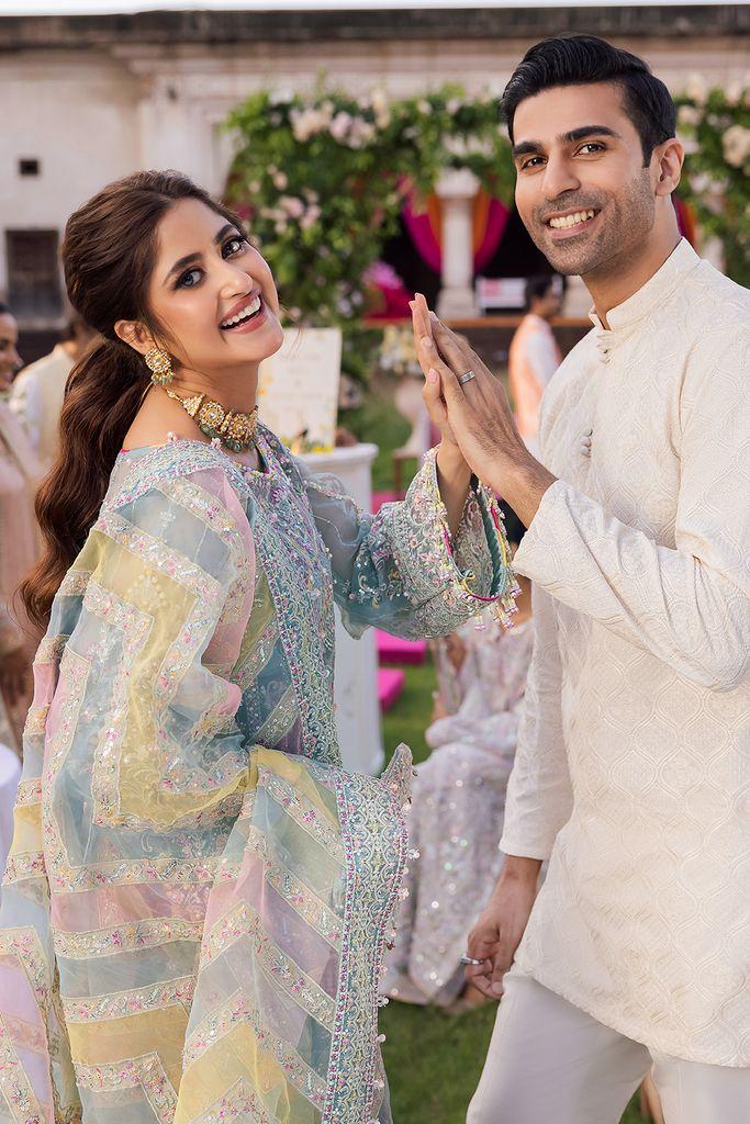 Kanwal Malik Organza Dress | 5339 - RUBAB CLOSET