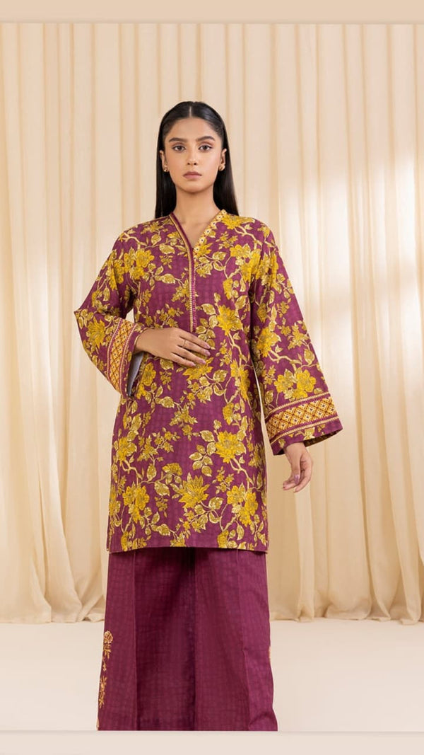 Sapphire 2 PIECE - EMBROIDERED KHADDAR SUIT - U2TEST24V1011